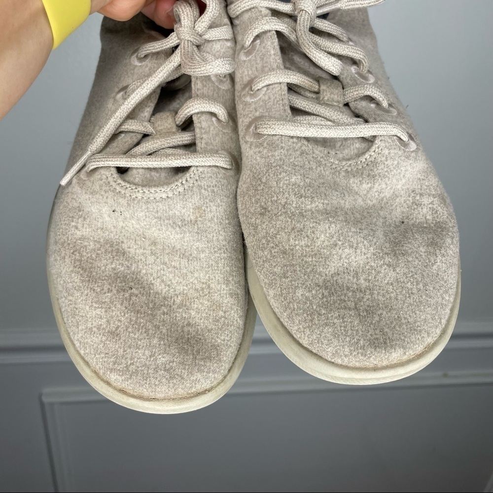 Allbirds The Wool Runners Oatmeal Mens 9 - Picture 8 of 11
